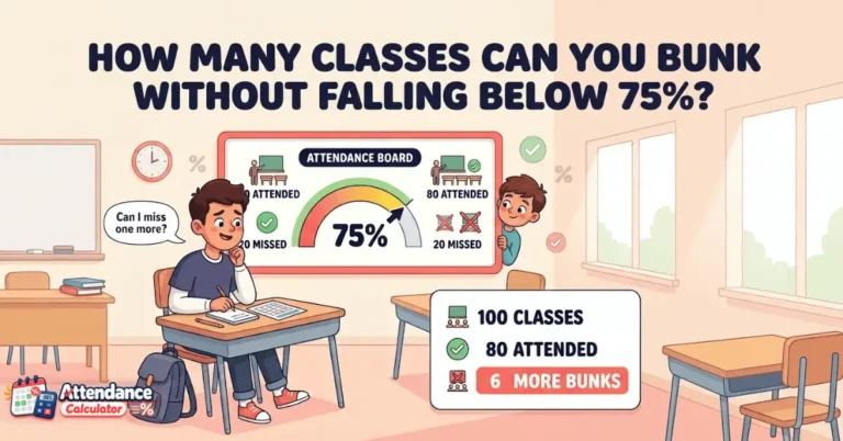 How Many Classes Can You Bunk
