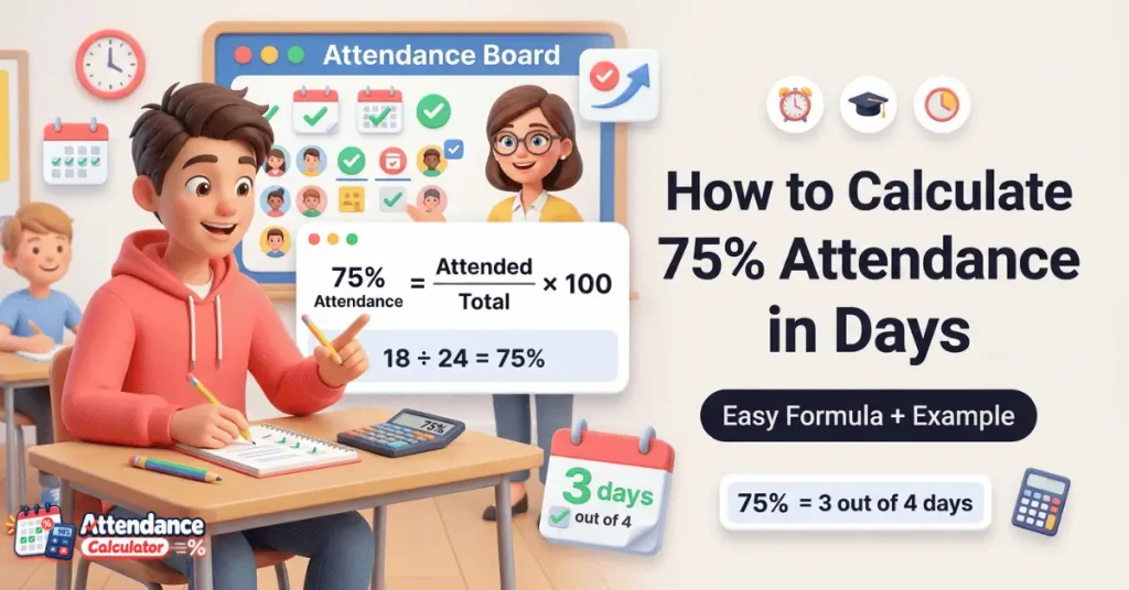 How to Calculate 75% Attendance in Days