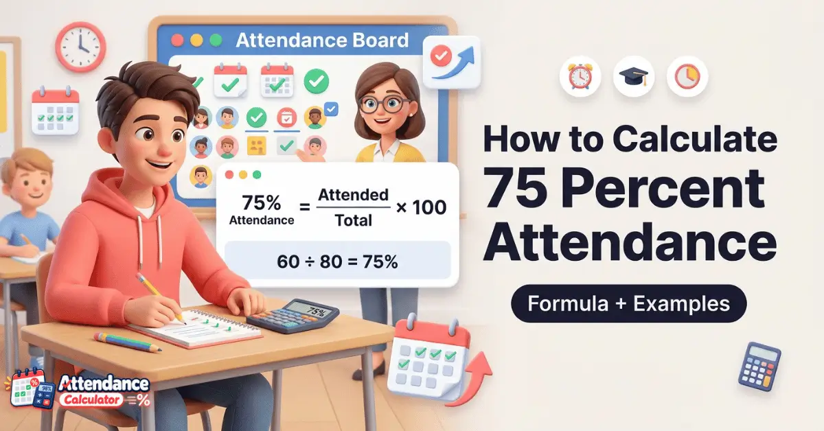 How To Calculate 75 Percent Attendance