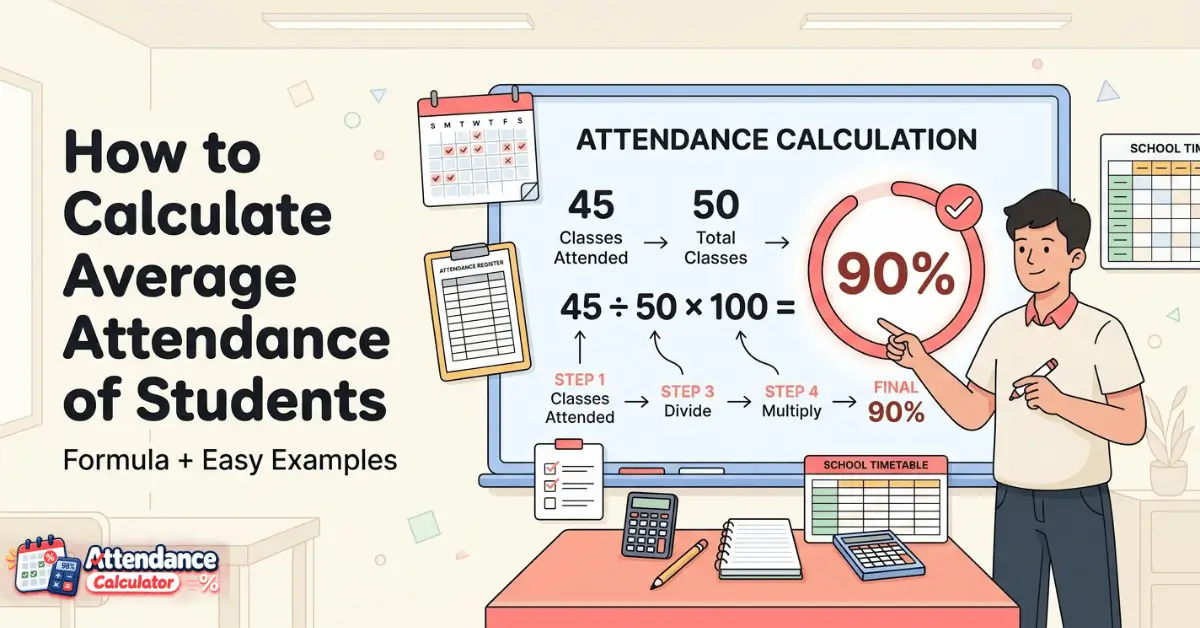 How to Calculate Attendance Percentage