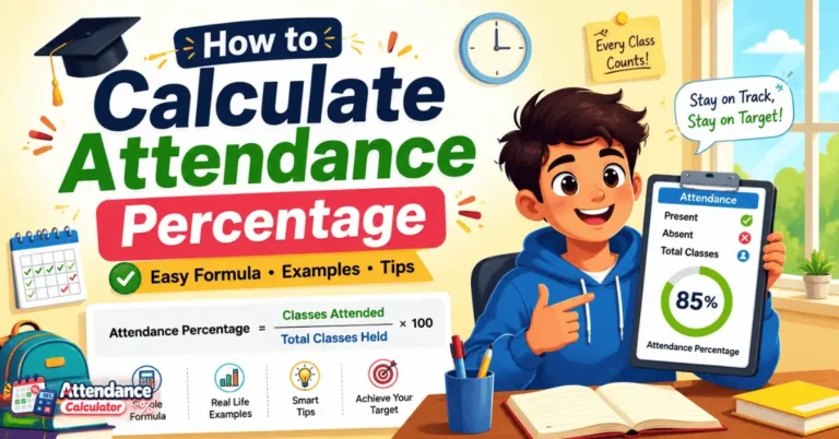 How to Calculate Attendance Percentage