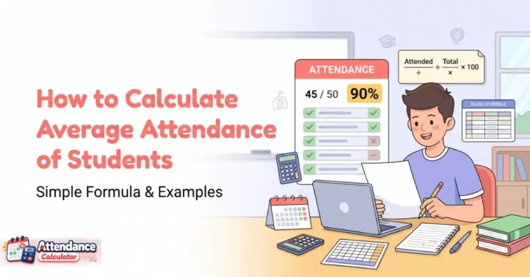 How to Calculate Attendance Percentage