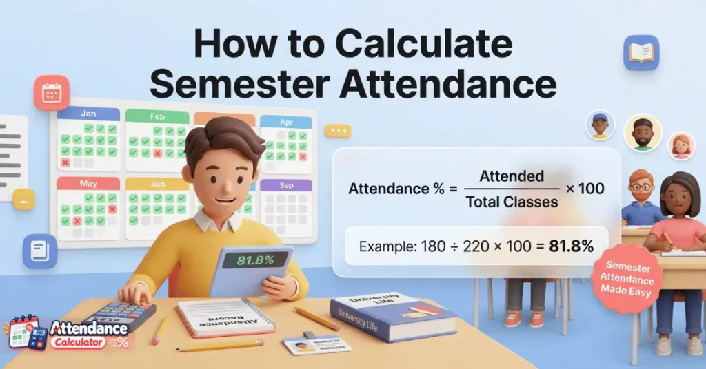 How to Calculate Semester Attendance
