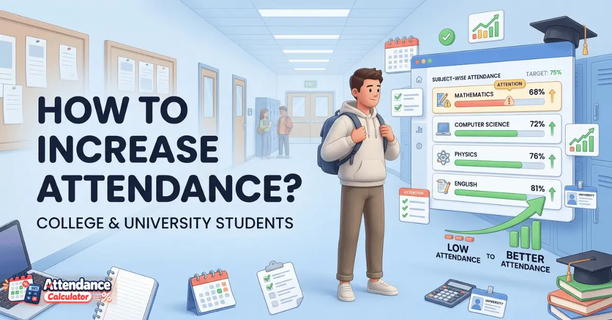 How To Increase Attendance in school and collage
