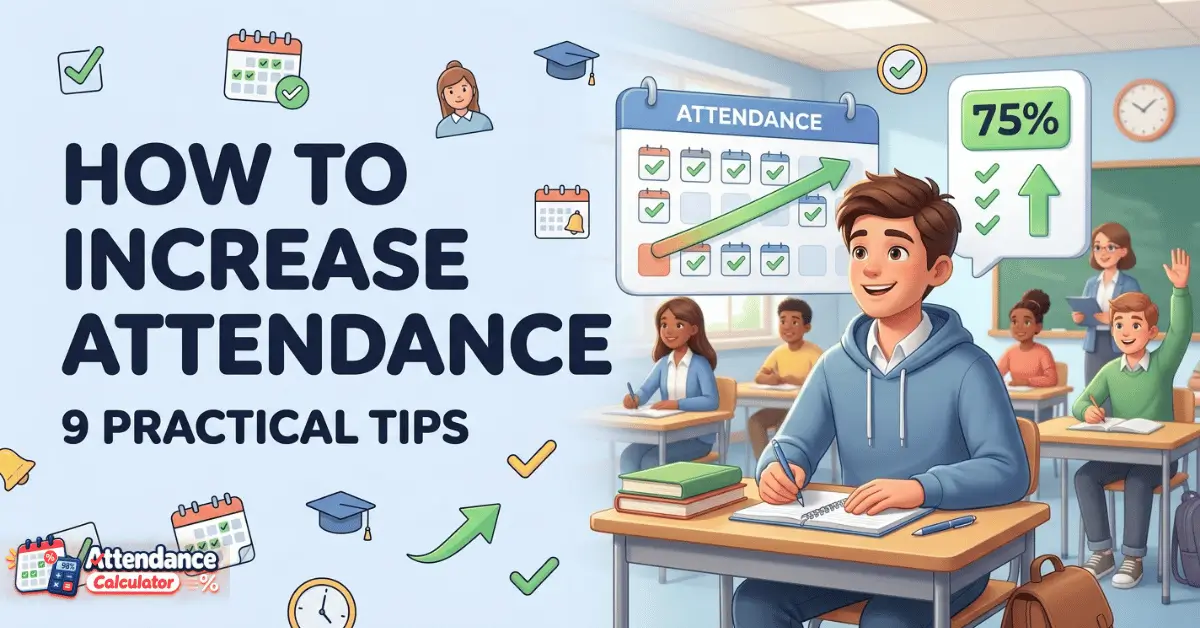 How To Increase Attendance: 9 Practical Tips 